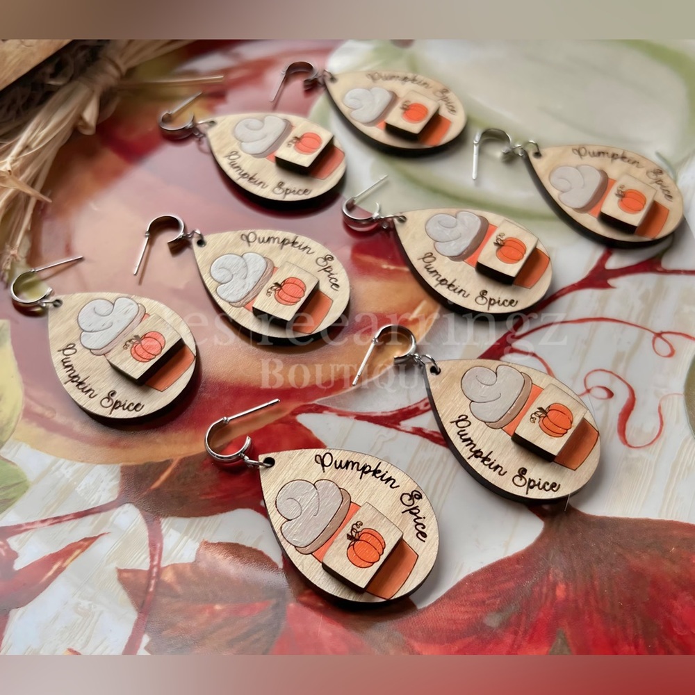 Pumpkin Spice Earrings